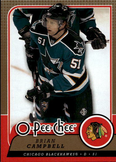 BRIAN CAMPBELL 08-09 UD O-Pee-Chee OPC