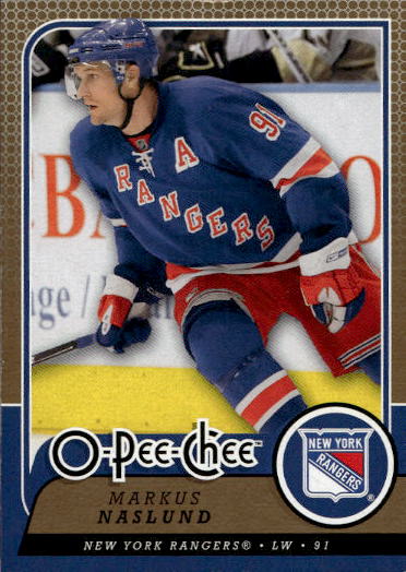 MARKUS NASLUND 08-09 UD O-Pee-Chee OPC (lehce světlý růžek)