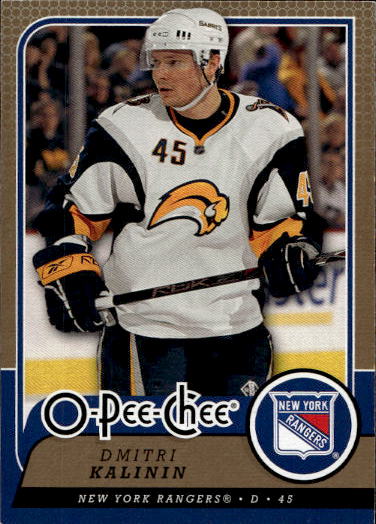 DMITRI KALININ 08-09 UD O-Pee-Chee OPC (světlé spodní růžky)