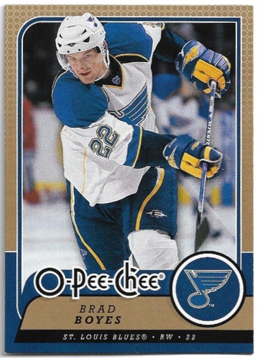 BRAD BOYES 08-09 UD O-Pee-Chee OPC