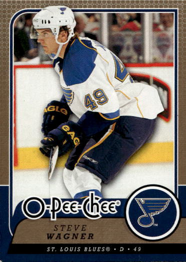 STEVE WAGNER 08-09 UD O-Pee-Chee OPC (špatný růžek)