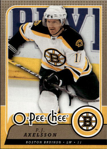P.J. AXELSSON 08-09 UD O-Pee-Chee OPC