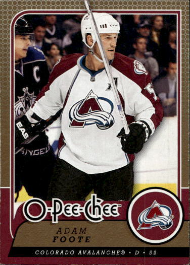 ADAM FOOTE 08-09 UD O-Pee-Chee OPC (světlá spodní hrana)