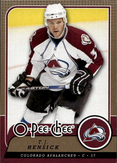 T.J. HENSICK 08-09 UD O-Pee-Chee OPC