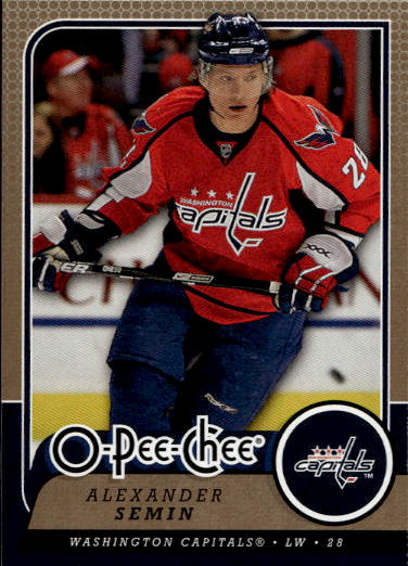 ALEXANDER SEMIN 08-09 UD O-Pee-Chee OPC (horší růžky)