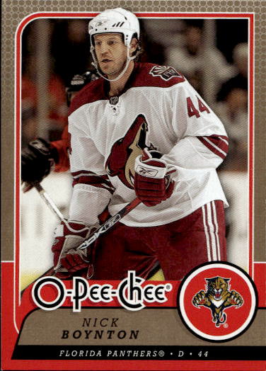 NICK BOYNTON 08-09 UD O-Pee-Chee OPC