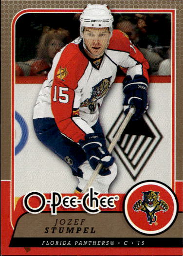 JOZEF STUMPEL 08-09 UD O-Pee-Chee OPC (barva na kartě-chyba tisku)