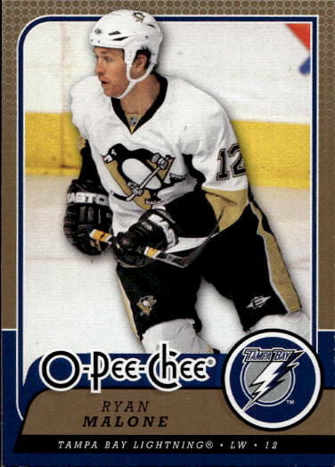 RYAN MALONE 08-09 UD O-Pee-Chee OPC