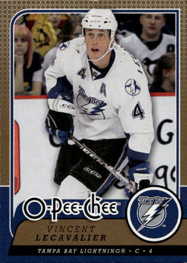 VINCENT LECAVALIER 08-09 UD O-Pee-Chee OPC