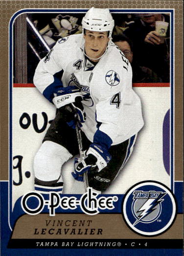 VINCENT LECAVALIER 08-09 UD O-Pee-Chee OPC