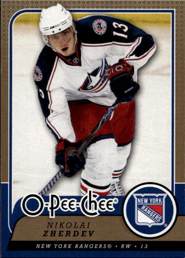 NIKOLAI ZHERDEV 08-09 UD O-Pee-Chee OPC (světlé spodní růžky)