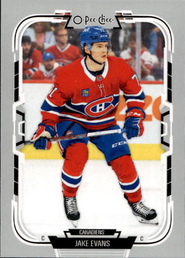 JAKE EVANS 25-26 UD O-Pee-Chee OPC
