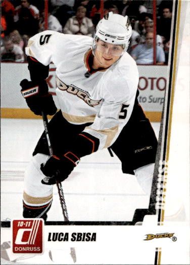 LUCA SBISA 10-11 Panini Donruss Hockey