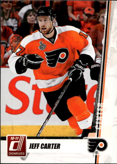 JEFF CARTER 10-11 Panini Donruss Hockey