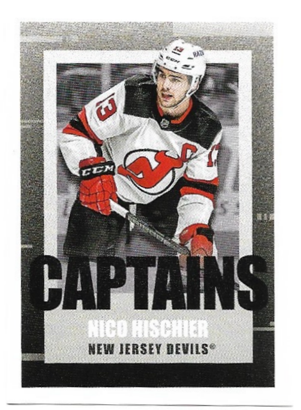 Captains NICO HISCHIER 2022-23 Topps NHL Sticker Collection Hockey