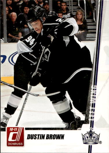 DUSTIN BROWN 10-11 Panini Donruss Hockey