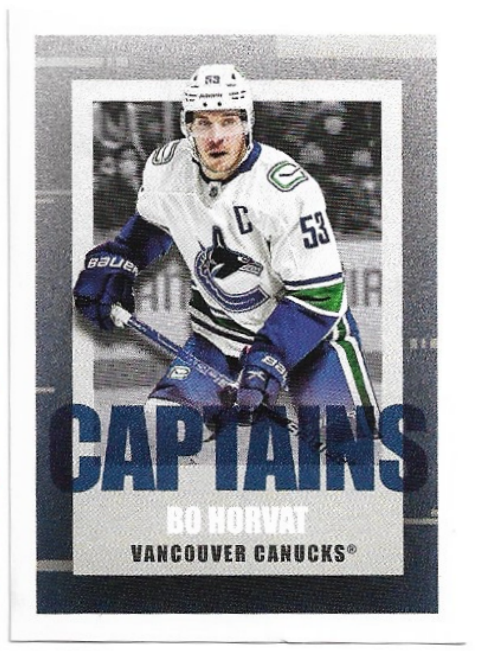 Captains BO HORVAT 2022-23 Topps NHL Sticker Collection Hockey