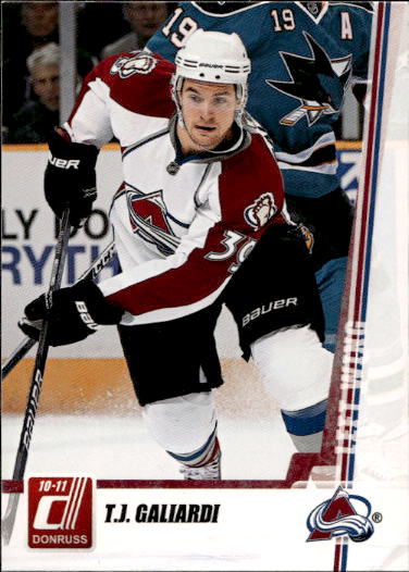 T.J. GALIARDI 10-11 Panini Donruss Hockey