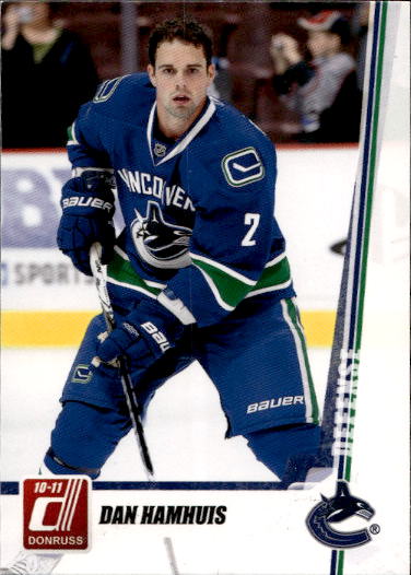 DAN HAMHUIS 10-11 Panini Donruss Hockey