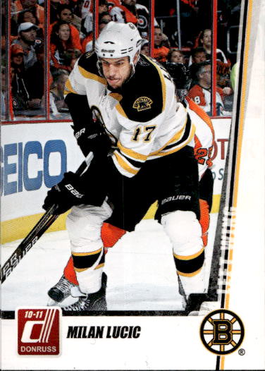 MILAN LUCIC 10-11 Panini Donruss Hockey