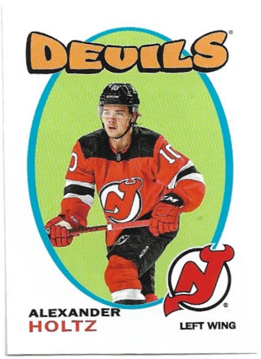 1971-72 Rookie ALEXANDER HOLTZ 2022-23 Topps NHL Sticker Collection Hockey