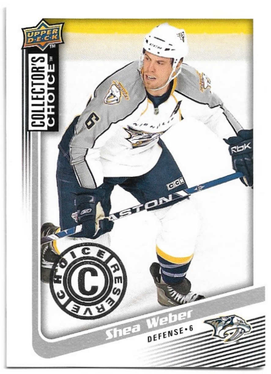 Choice Reserve SHEA WEBER 09-10 UD Collector's Choice