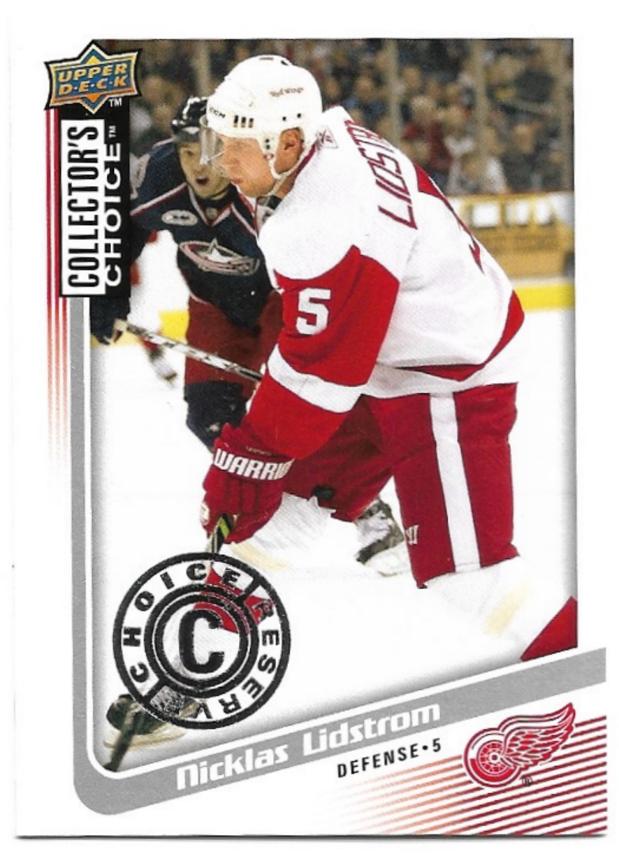 Choice Reserve NICKLAS LIDSTROM 09-10 UD Collector's Choice