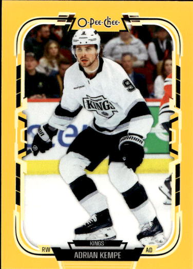 Yellow Border ADRIAN KEMPE 25-26 UD O-Pee-Chee OPC