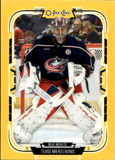 Yellow Border ELVIS MERZLIKINS 25-26 UD O-Pee-Chee OPC