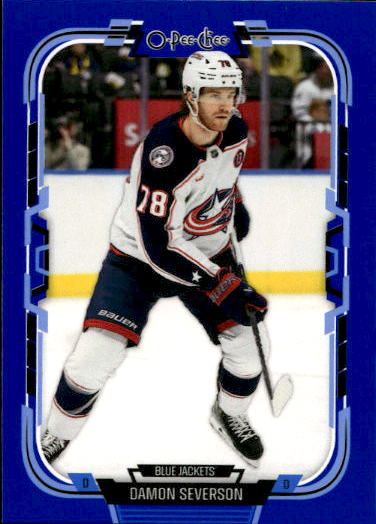 Blue Border DAMON SEVERSON 25-26 UD O-Pee-Chee OPC