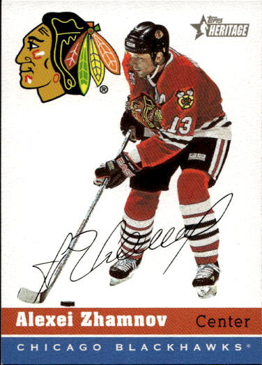 ALEXEI ZHAMNOV 00-01 Topps Heritage