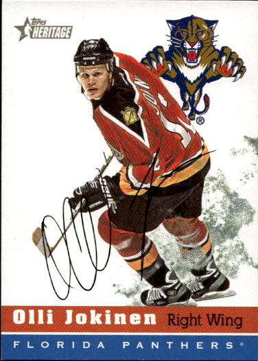 OLLI JOKINEN 00-01 Topps Heritage