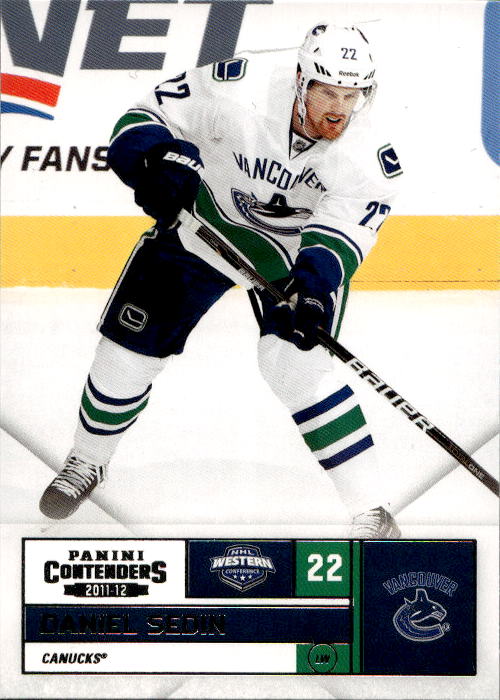 DANIEL SEDIN 11-12 Panini Playoff Contenders
