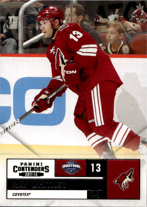 RAY WHITNEY 11-12 Panini Playoff Contenders