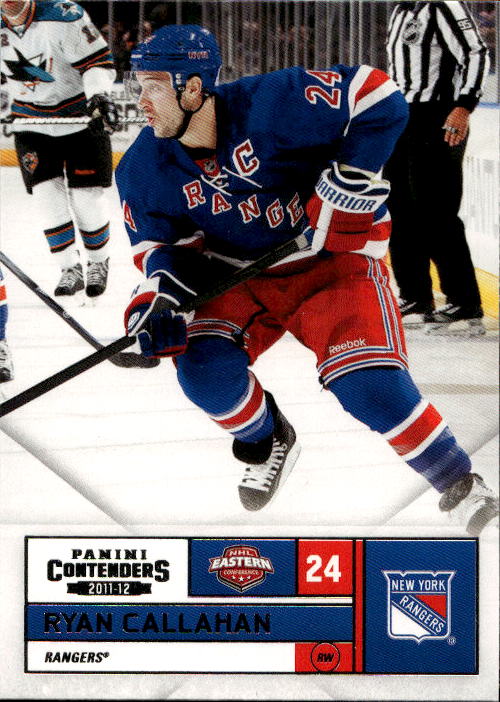 RYAN CALLAHAN 11-12 Panini Playoff Contenders