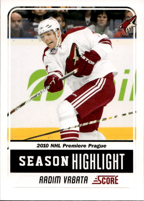 Season Highlight RADIM VRBATA 11-12 Panini Score