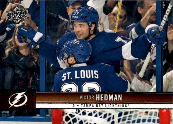 VICTOR HEDMAN 12-13 UD Series 1 (barva zezadu)