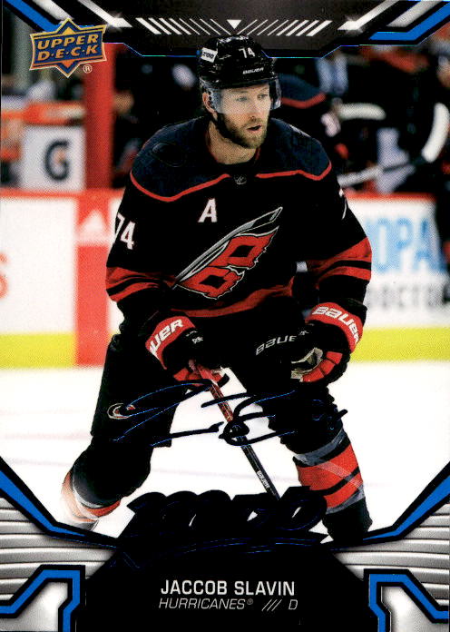 Factory Set Blue JACCOB SLAVIN 22-23 UD MVP