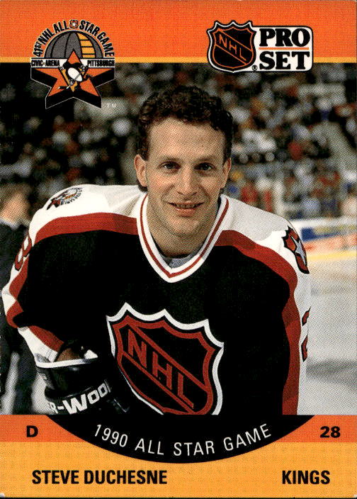 All-Star STEVE DUCHESNE 90-91 Pro Set
