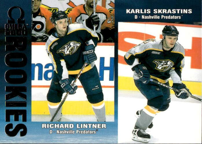 Rookies RICHARD LINTNER/KARLIS SKRASTINS 99-00 Pacific Omega