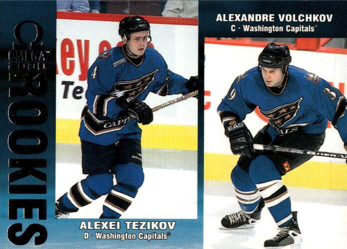 Rookies ALEXEI TEZIKOV/ALEXANDRE VOLCHKOV 99-00 Pacific Omega