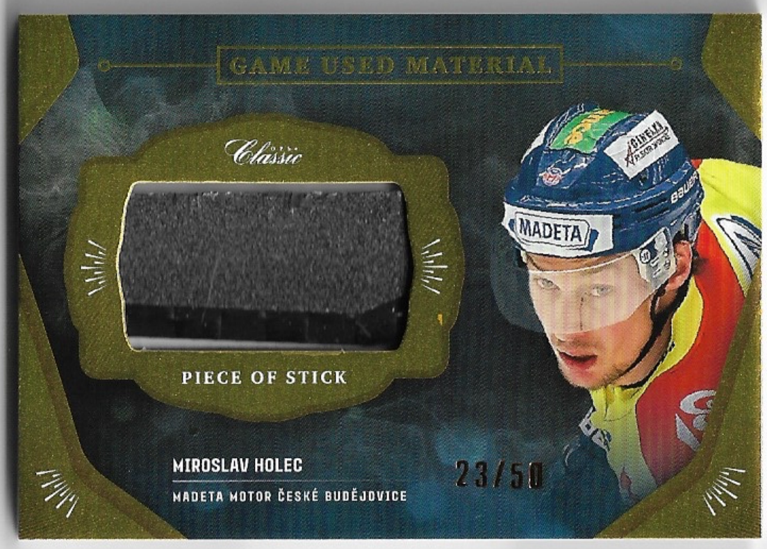 Stick Game Used Material MIROSLAV HOLEC 2020 ELH OFS Classic /50