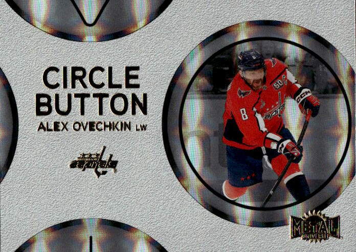 Circle Button ALEX OVECHKIN 25-26 UD Metal Universe