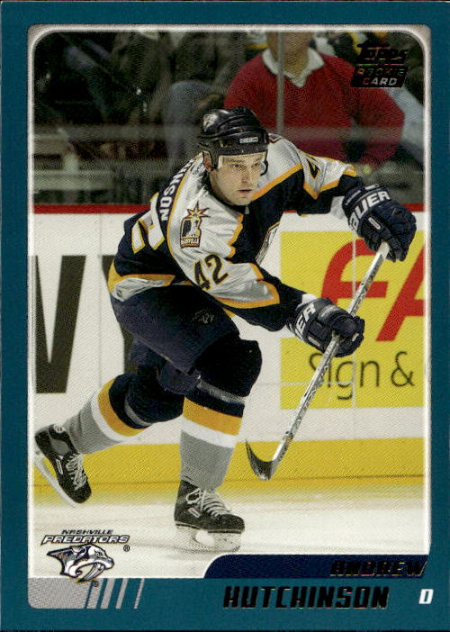 Rookie ANDREW HUTCHINSON 03-04 Topps Traded