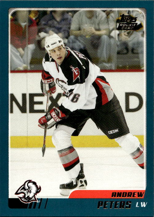 Rookie ANDREW PETERS 03-04 Topps Traded