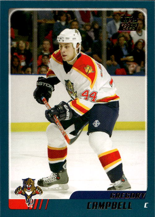 Rookie GREGORY CAMPBELL 03-04 Topps Traded