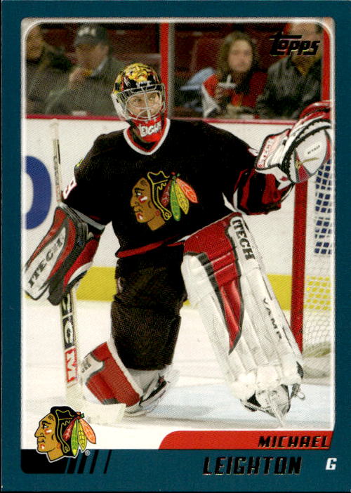 MICHAEL LEIGHTON 03-04 Topps Traded (decentně světlé růžky)