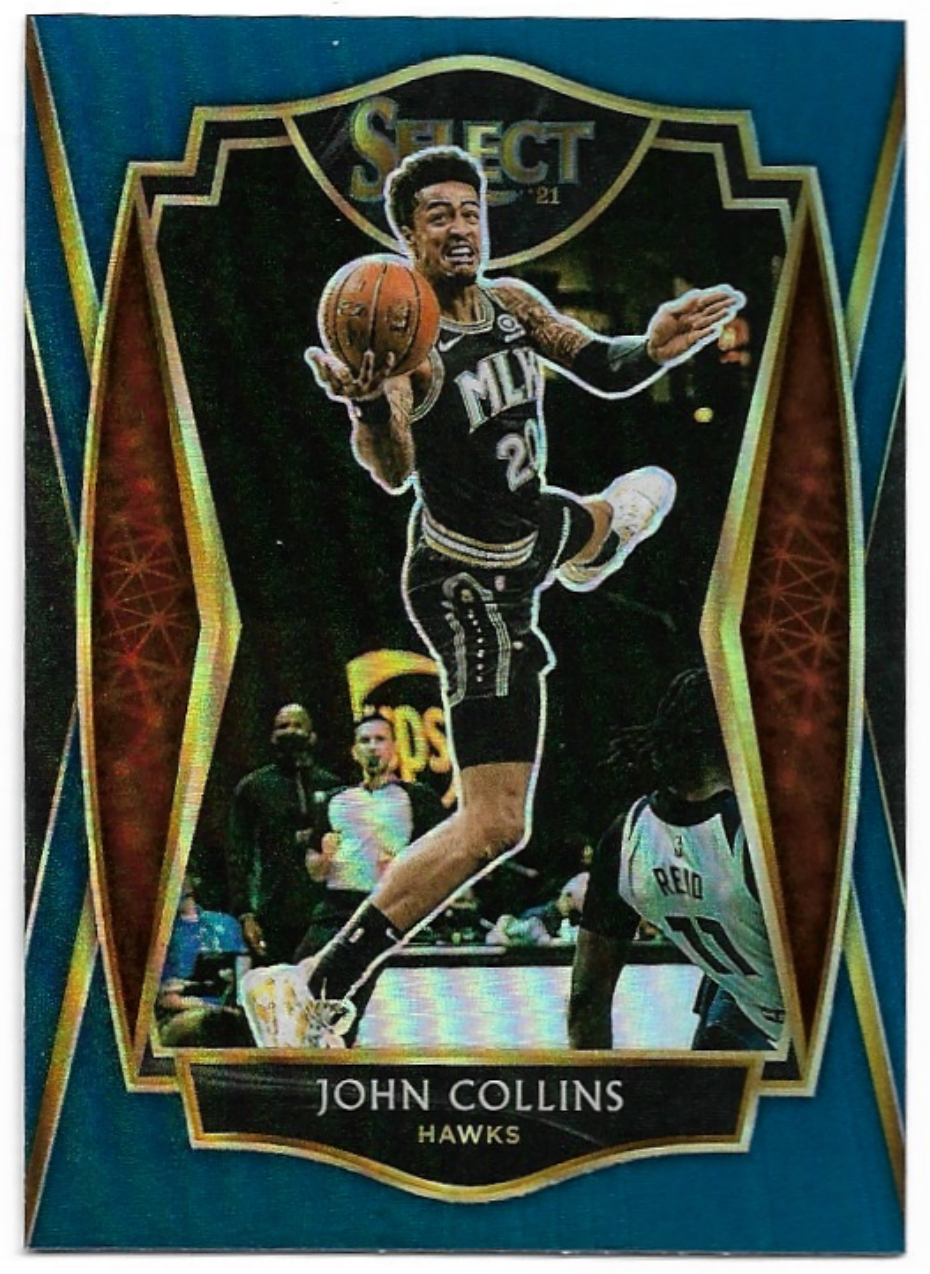 Blue Prizm Premier Level JOHN COLLINS 20-21 Panini Select Basketball