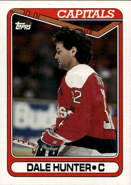 DALE HUNTER 90-91 Topps Bowman
