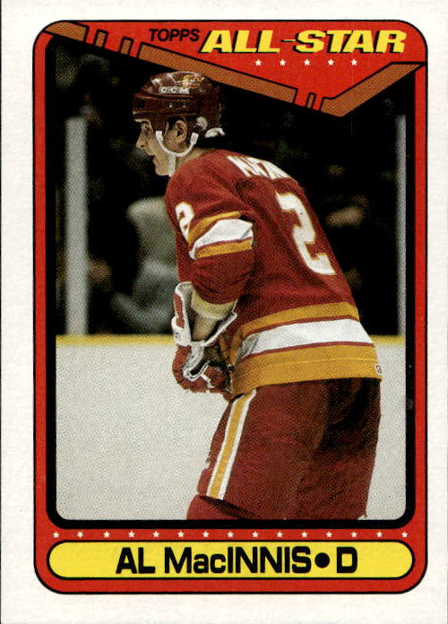 All-Star AL MACINNIS 90-91 Topps Bowman